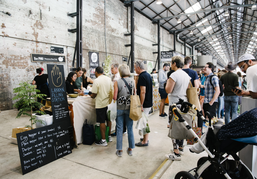 Chef O Tama Carey is Cooking Sri Lankan Hoppers at Carriageworks