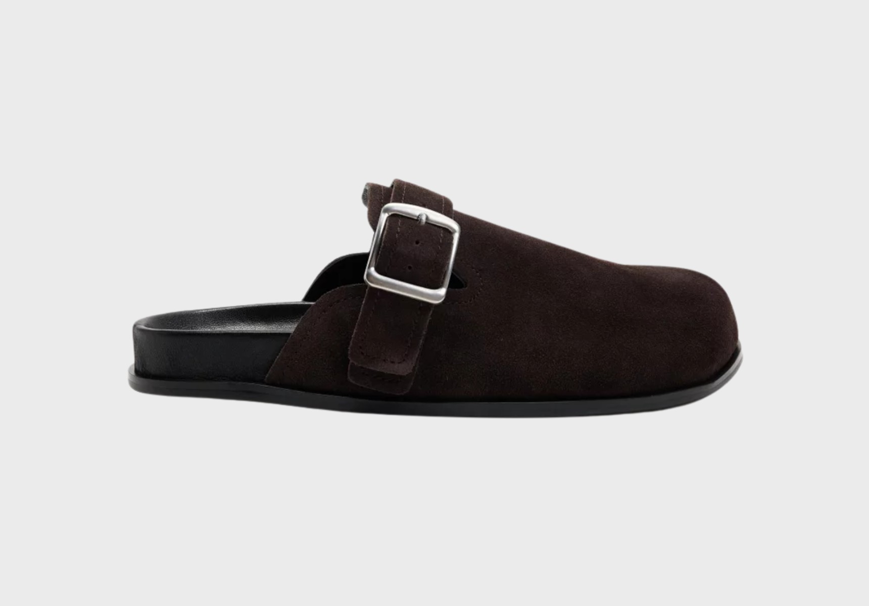 Assembly Label Farrow suede buckle slides