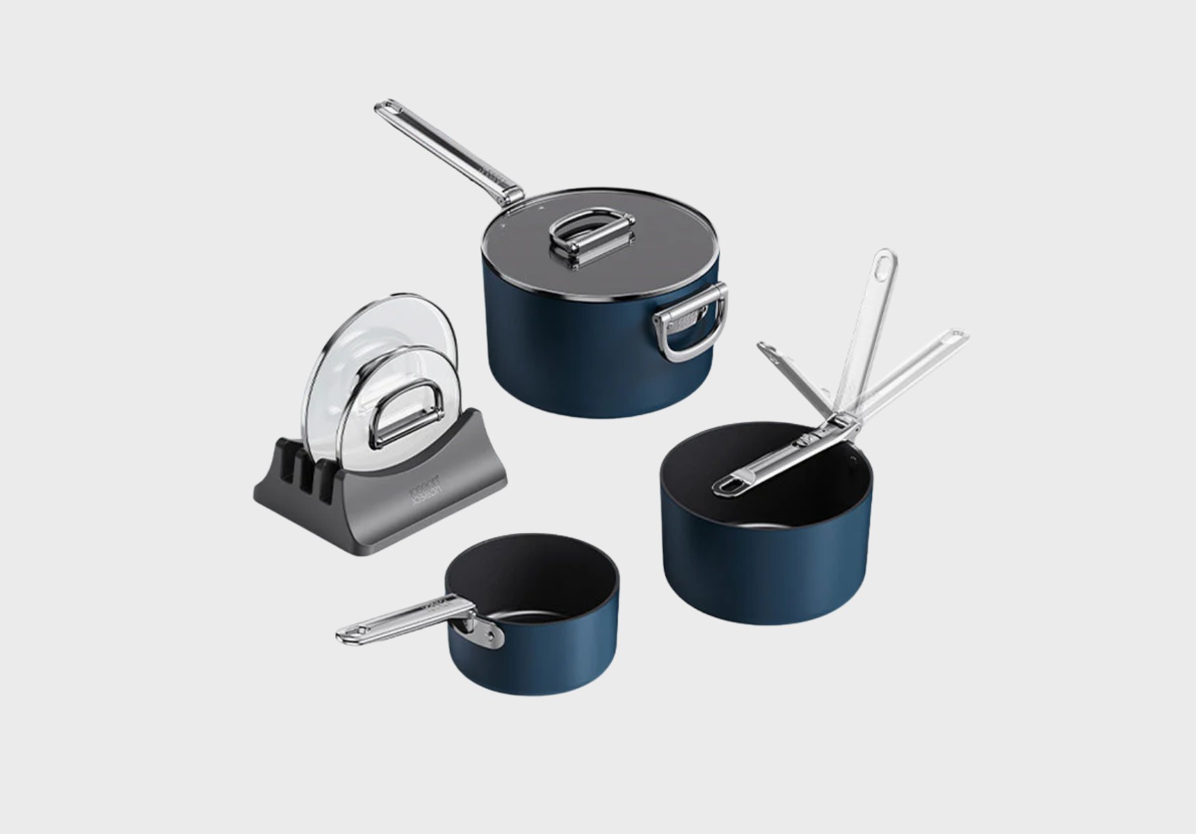 Joseph Joseph Space three-piece saucepan set