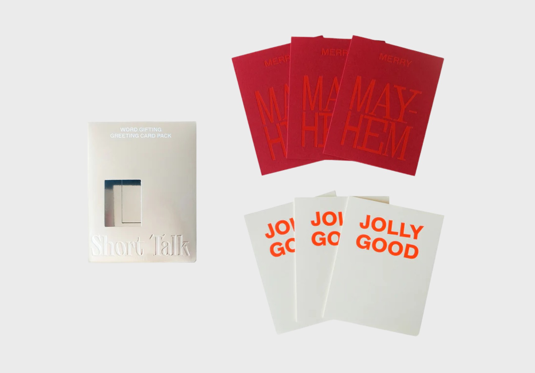 Short Talk Jolly Good Christmas greeting cards