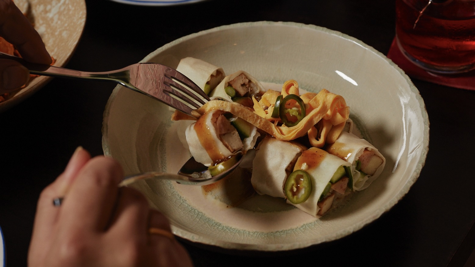 Popiah from Boon Choou. Photo: Casey Horsfield