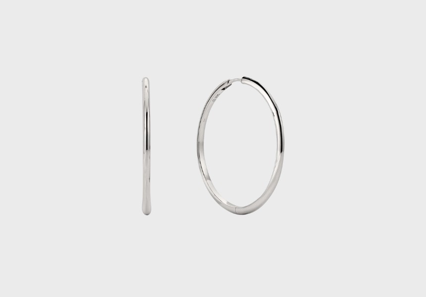 Mejuri Tube oversized hoops