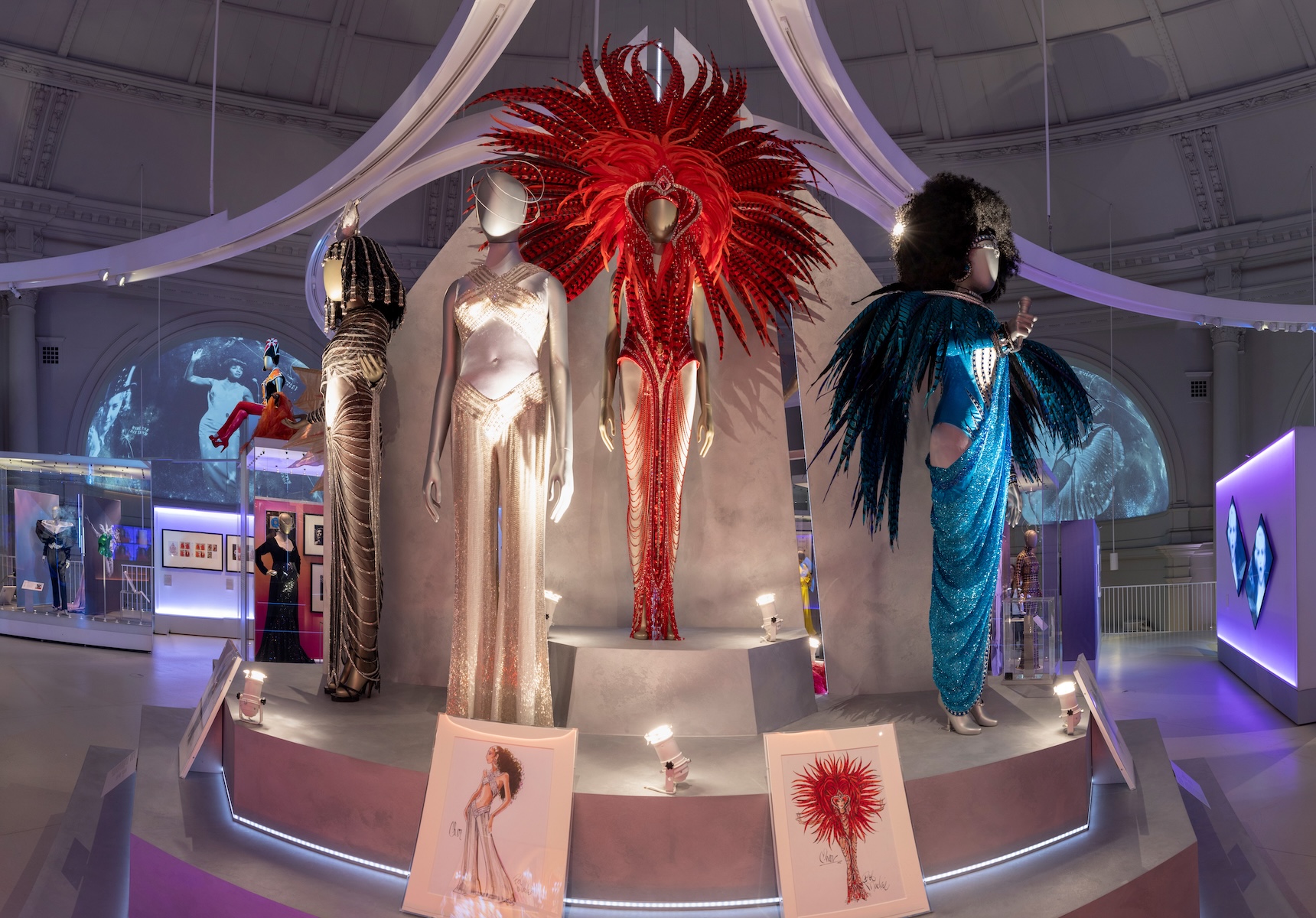 Installation image of Diva at the Victoria and Albert Museum