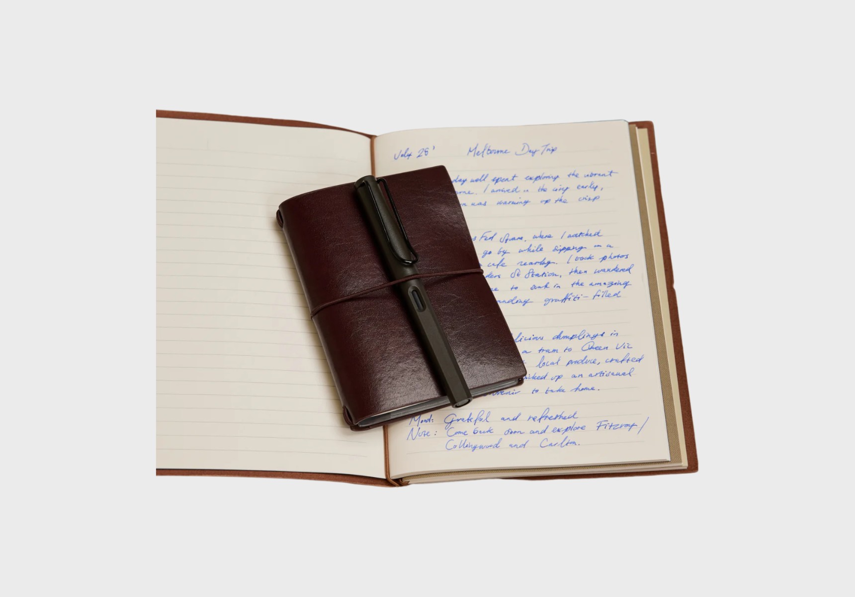 Studio Milligram refillable journal and passport set