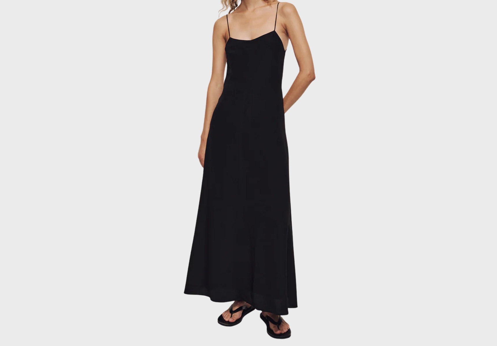 Saia Michelle silk slip dress