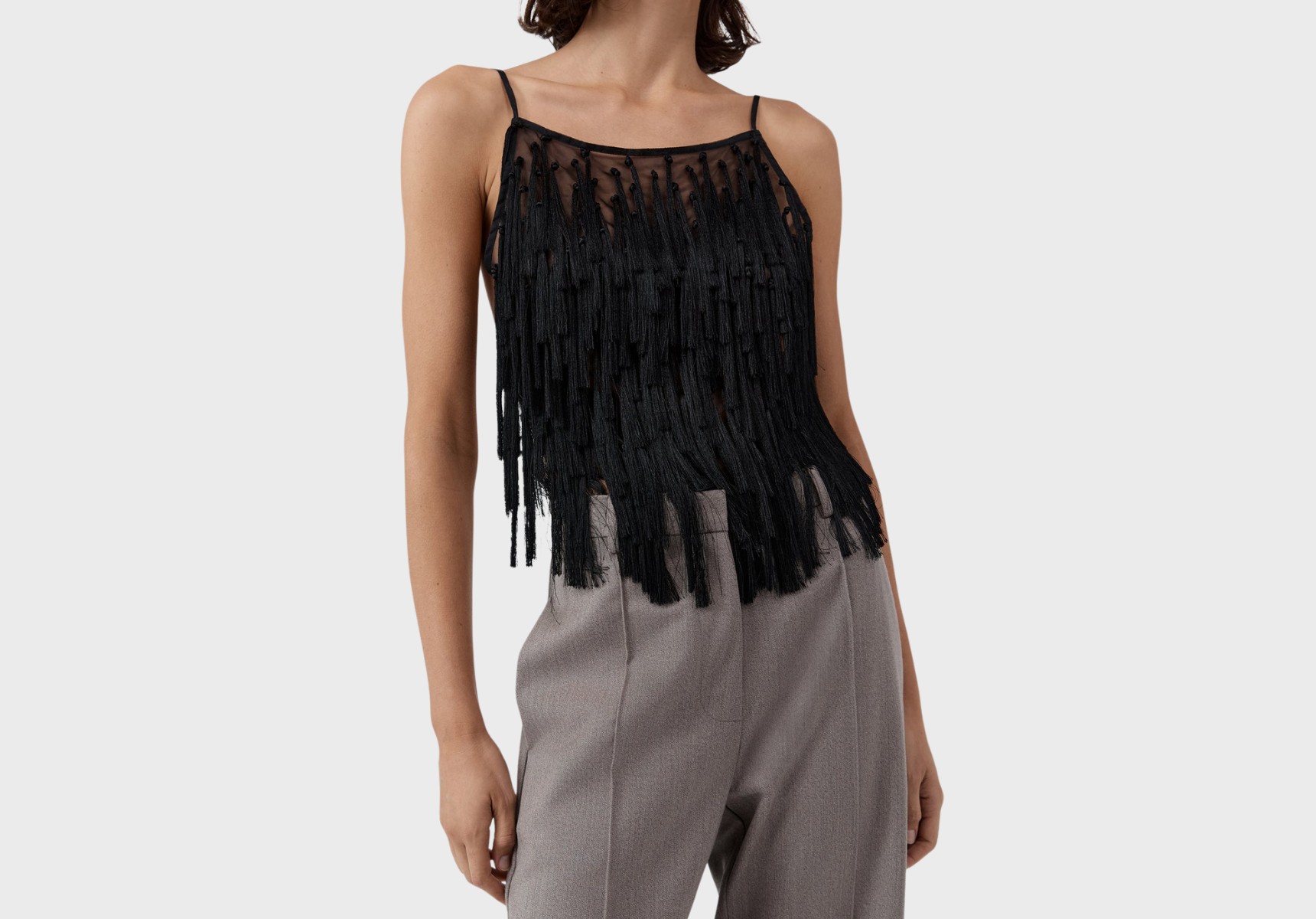 St Agni tassle tie top