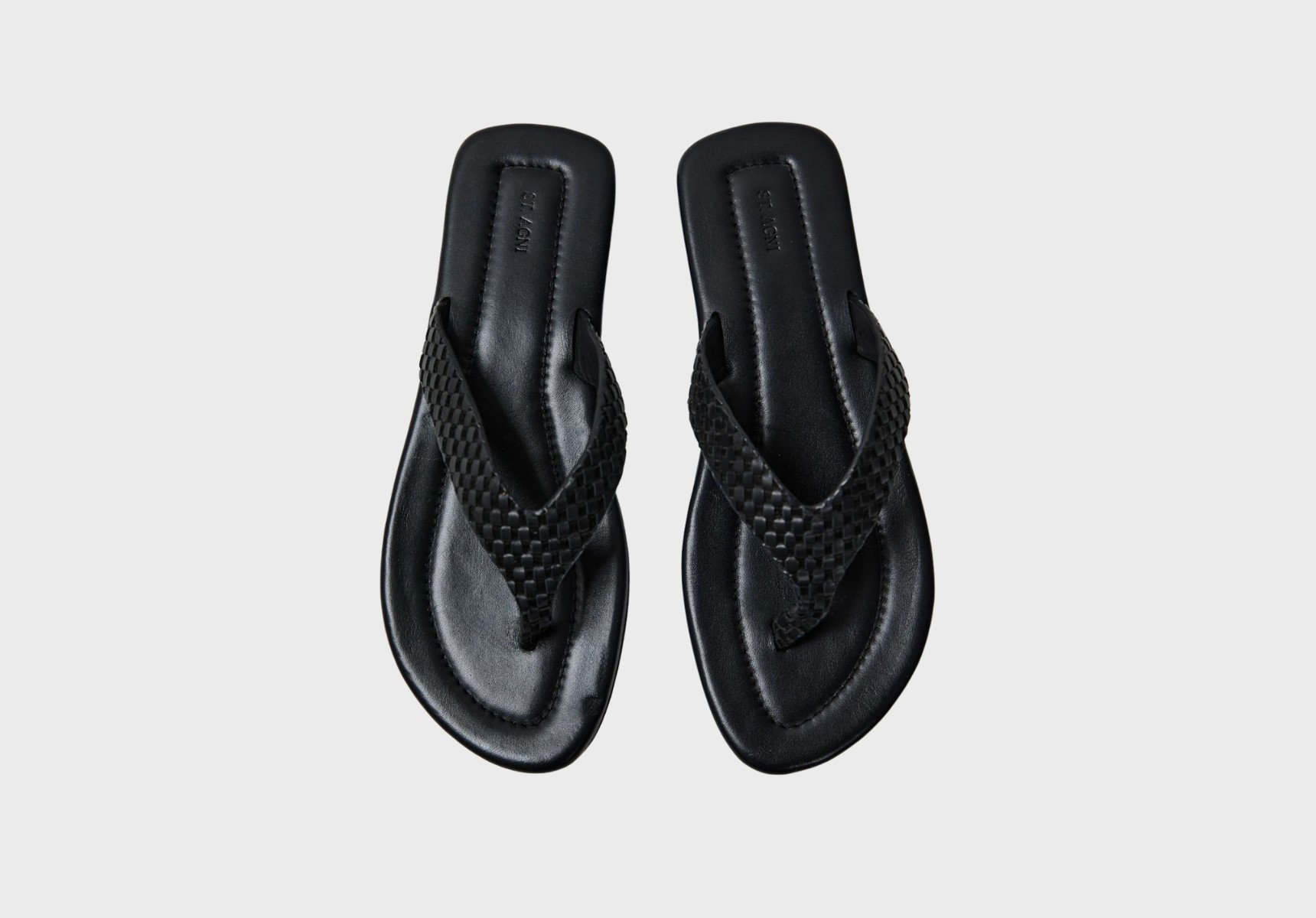 St Agni Lattice weave thongs