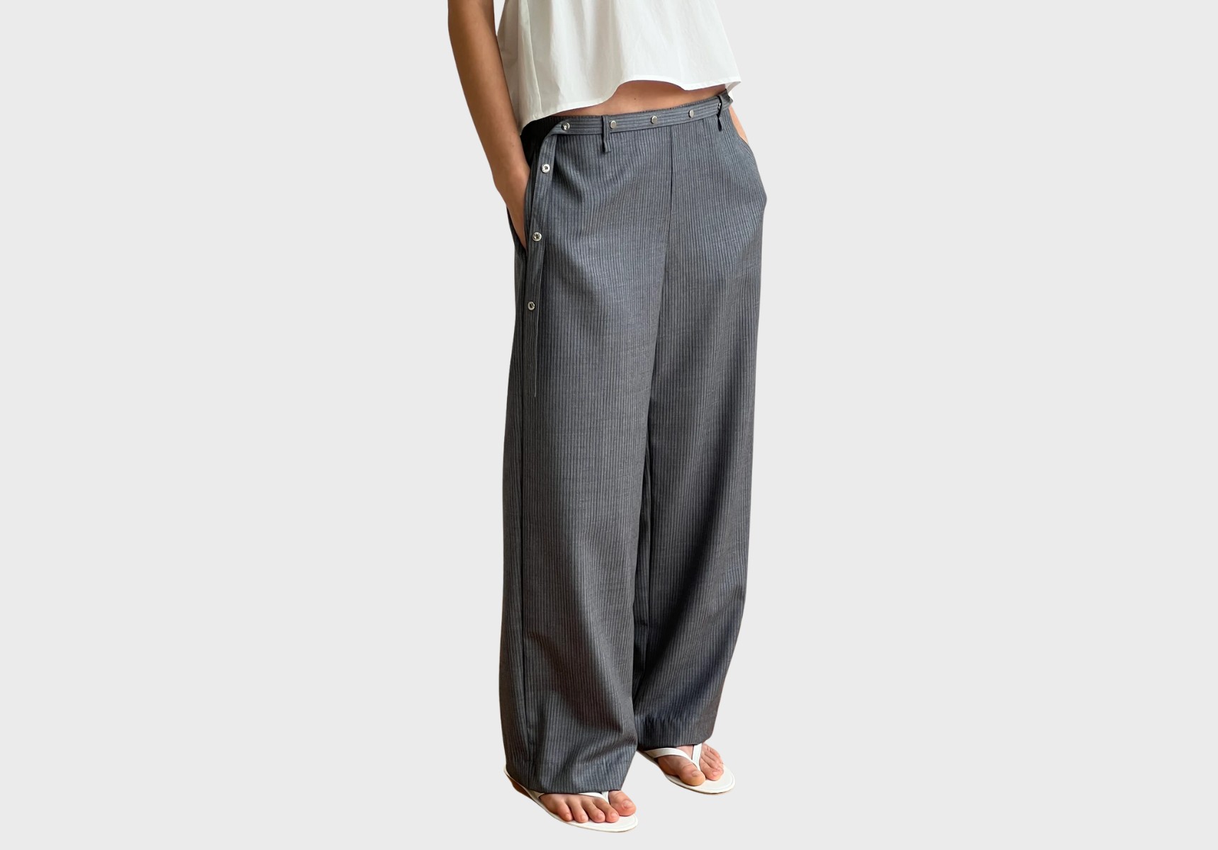 Deiji Studios Wool Belt pants
