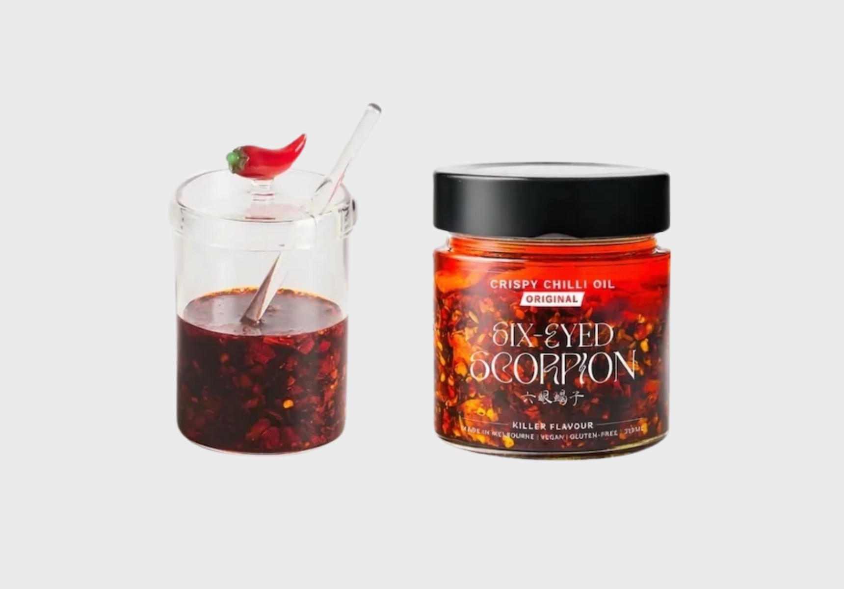 Maison Balzac crispy chilli oil and jar set