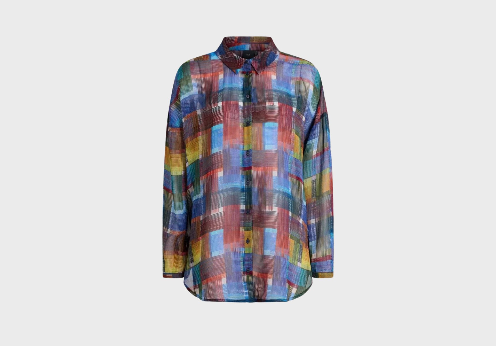 Elk Eir sheer shirt Elbrus print
