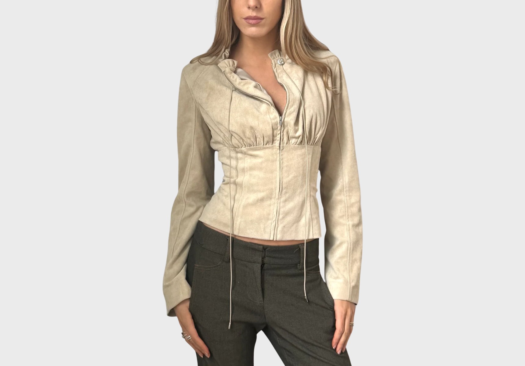 Little Yarn Nicole waist jacket