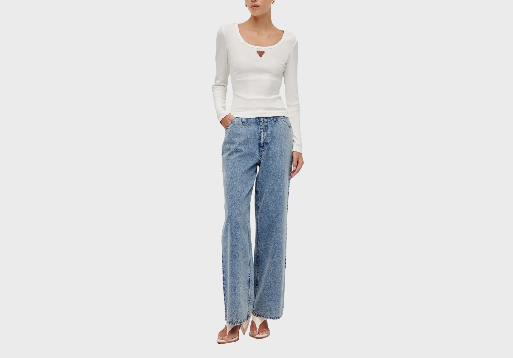 Aje Tully low-rise jeans