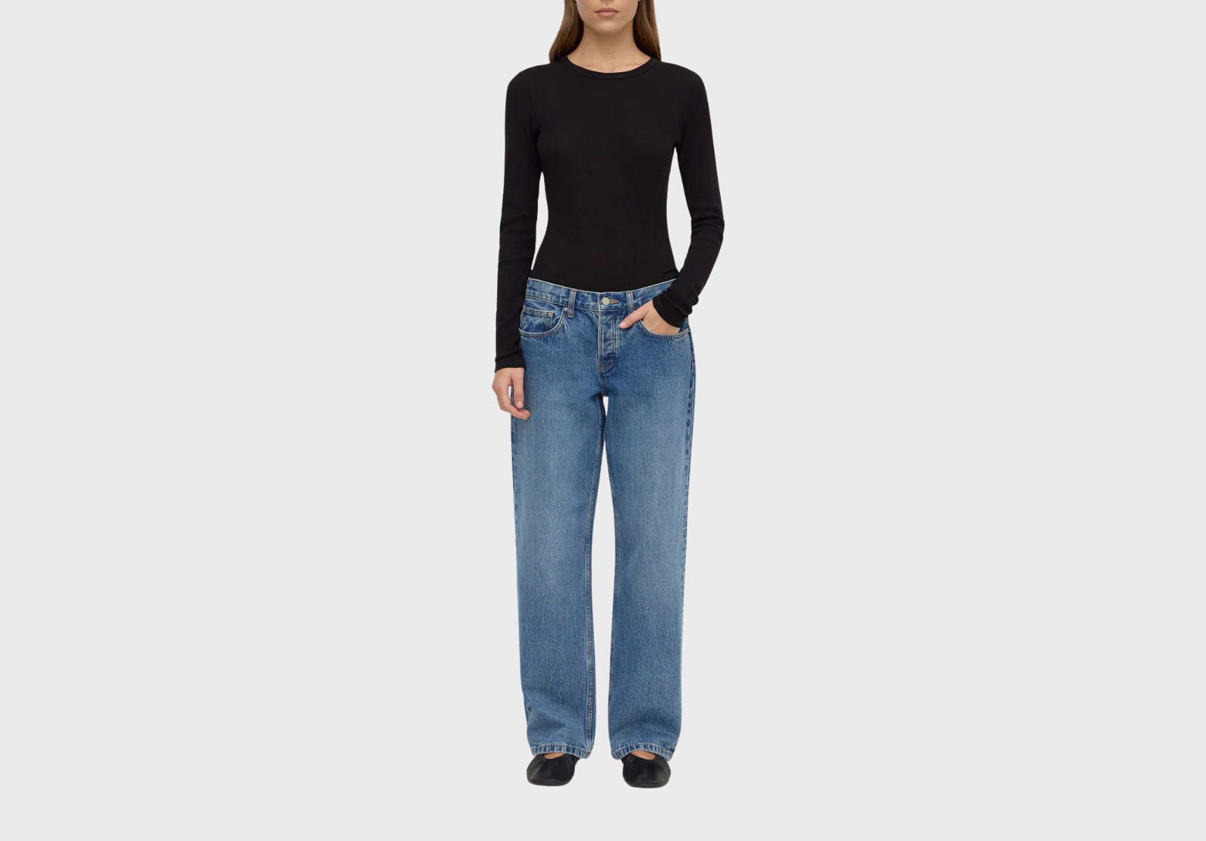 Assembly Label low-rise relaxed jeans