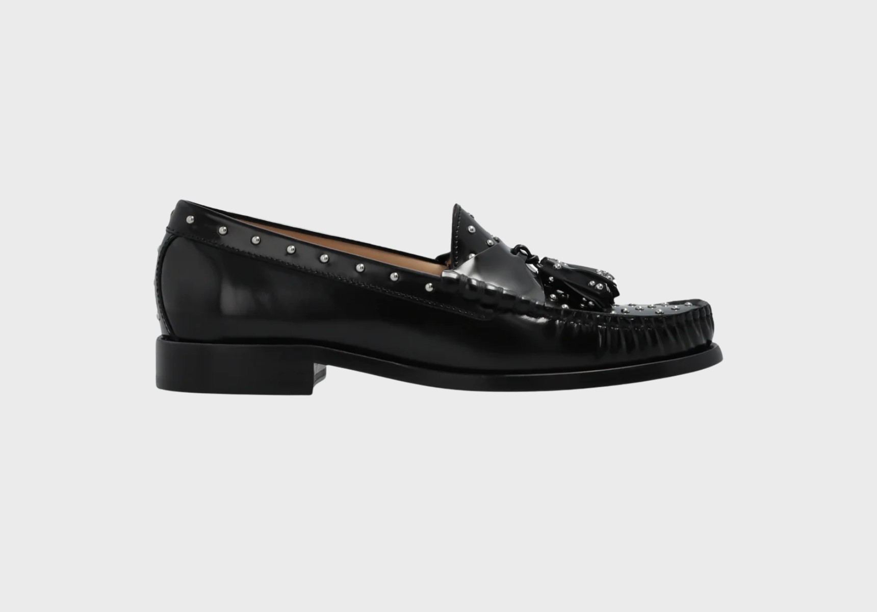 Stuart Weitzman stud-embellished flats