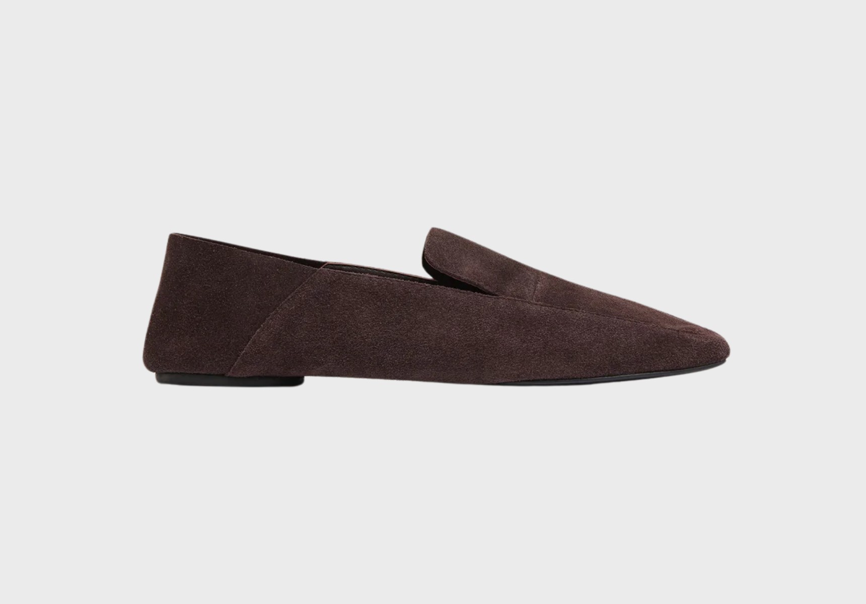 St Agni suede minimal flat loafers