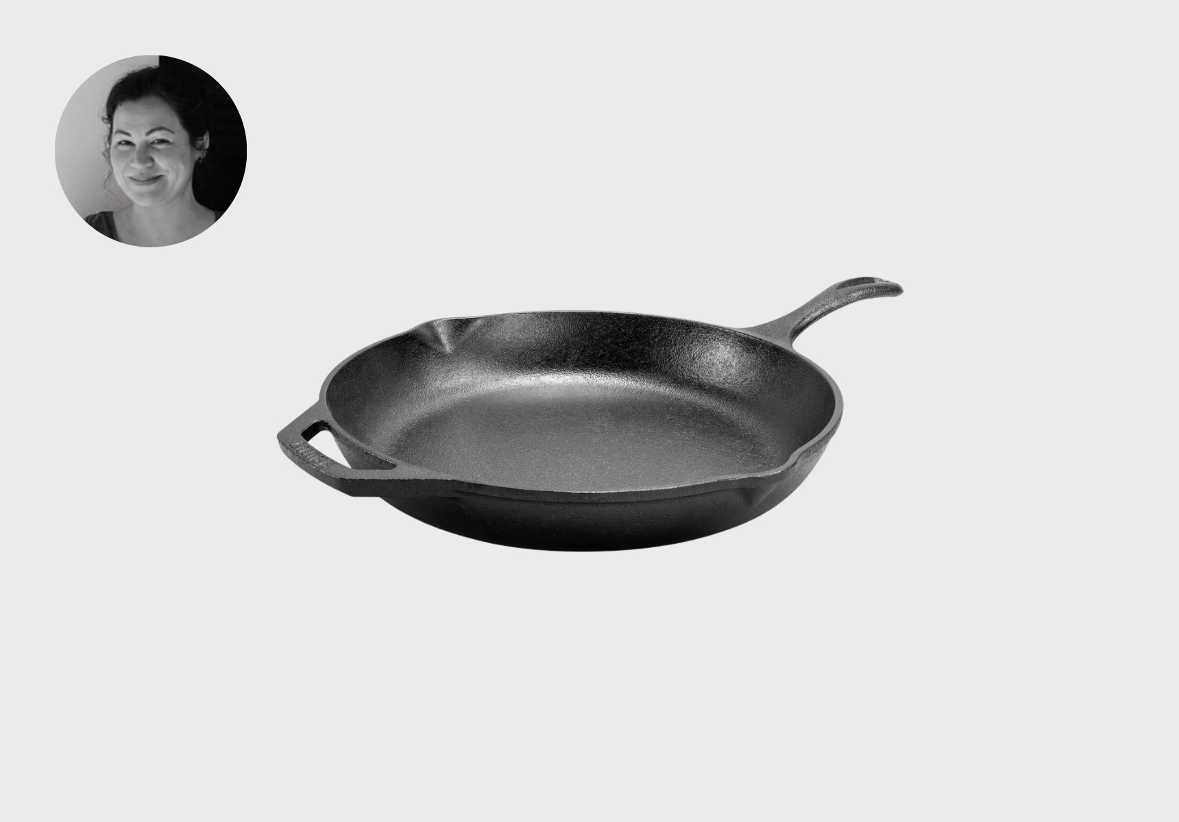 Lodge Chef Collection 13.25-inch cast iron skillet