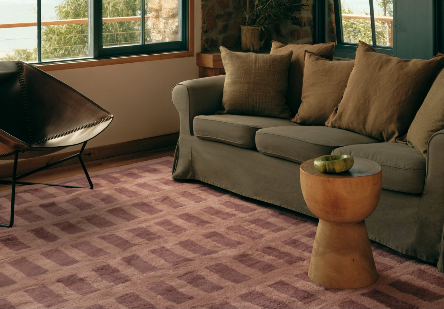Double Tasman Puce Pink rug