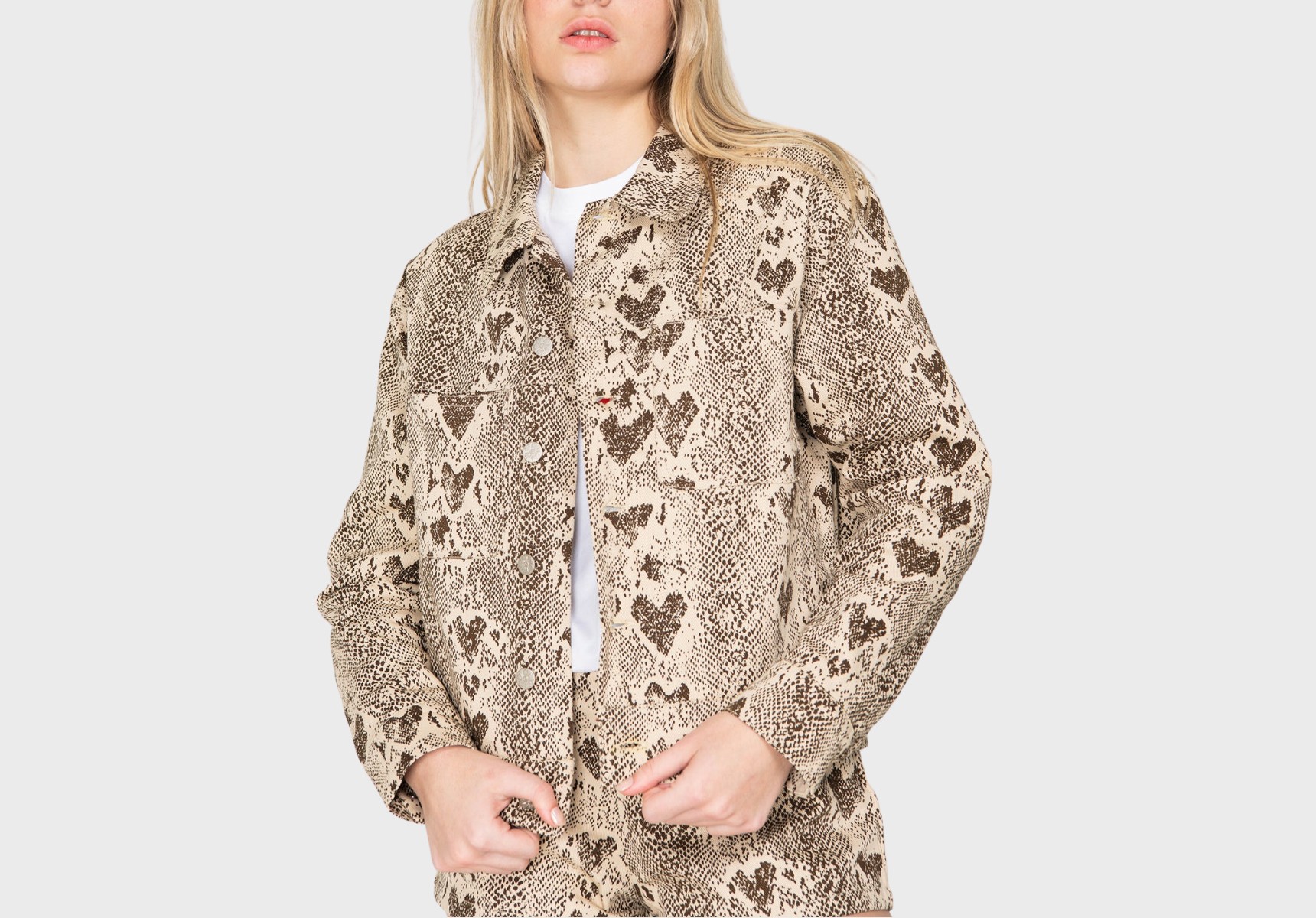 EM On Holiday Heart Snake Nicolas jacket