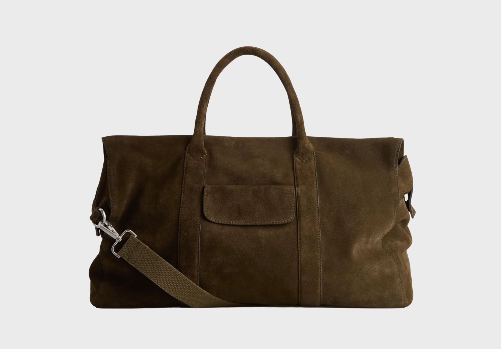 Evity Harris suede weekender