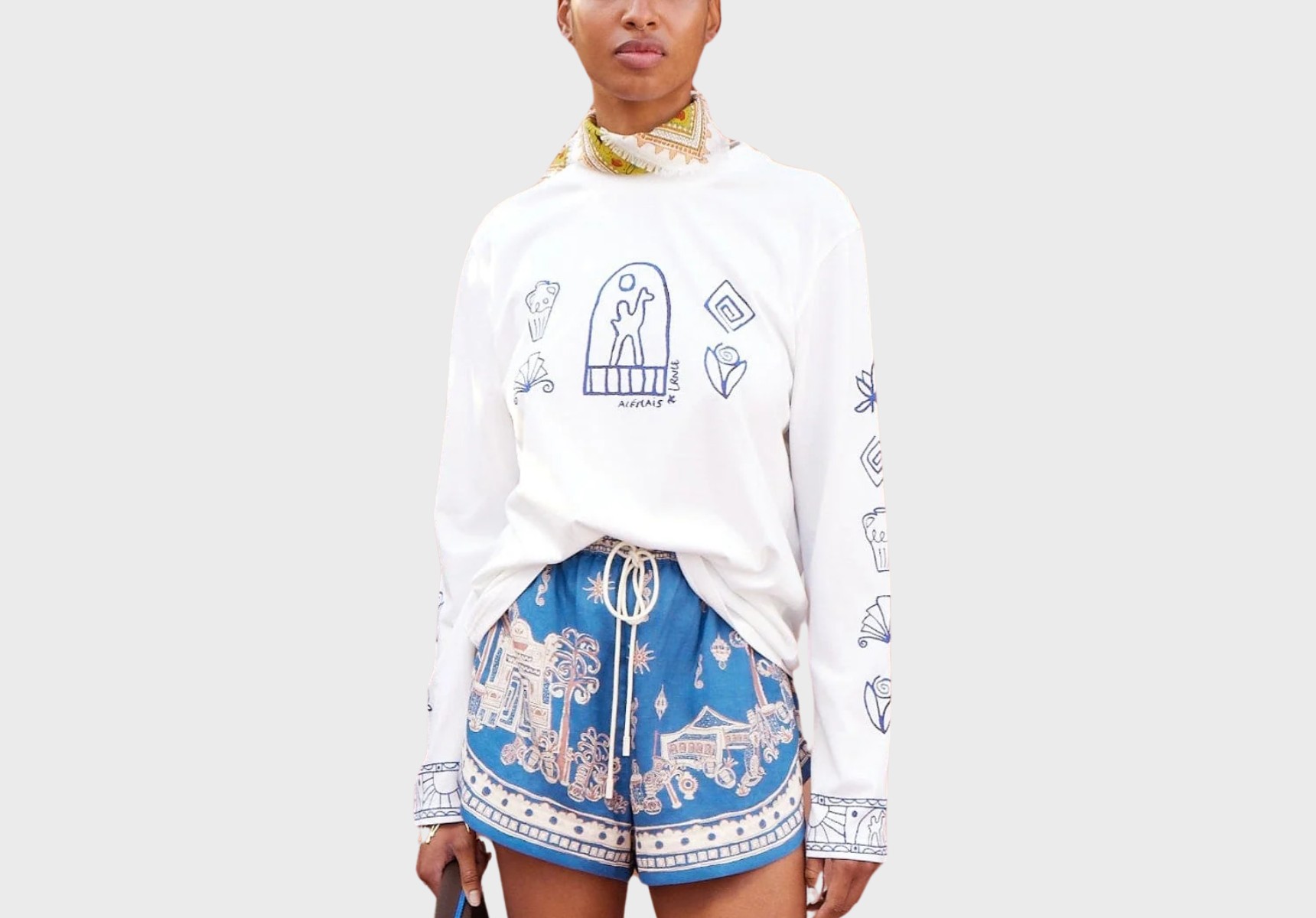 Alemais Leela long sleeve tee