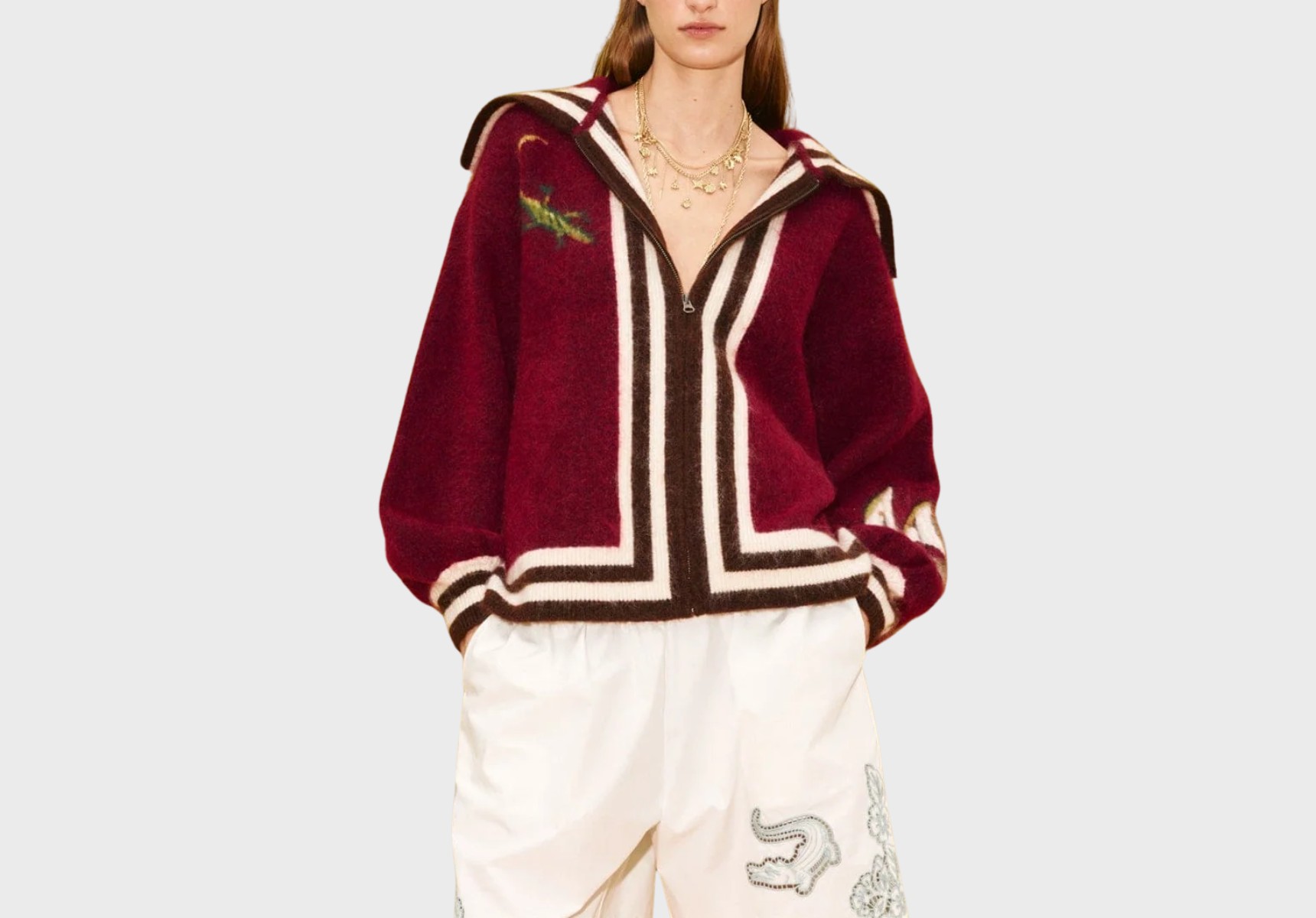 Alemais Mokshini zip-up cardigan