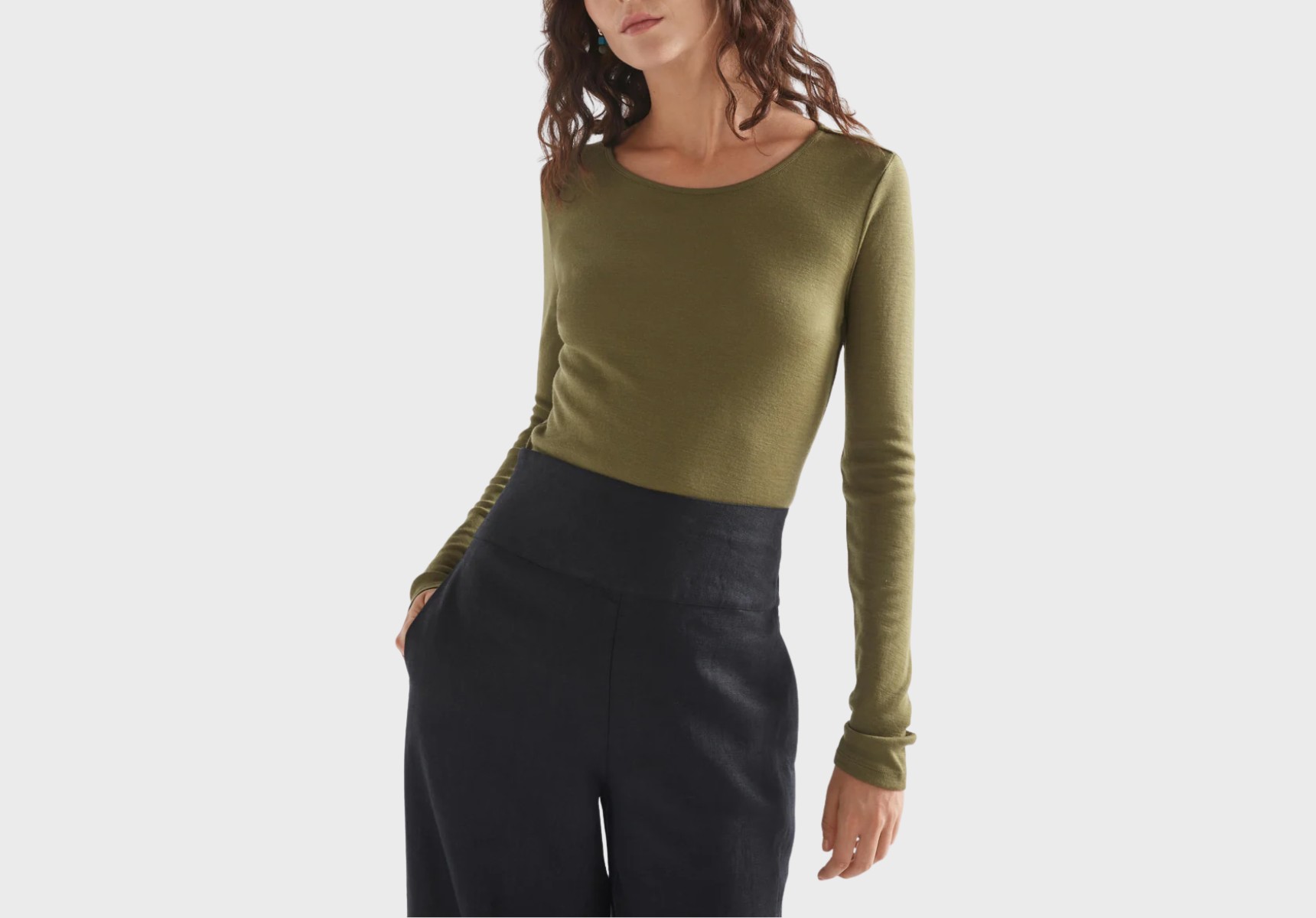 Elk merino long sleeve top