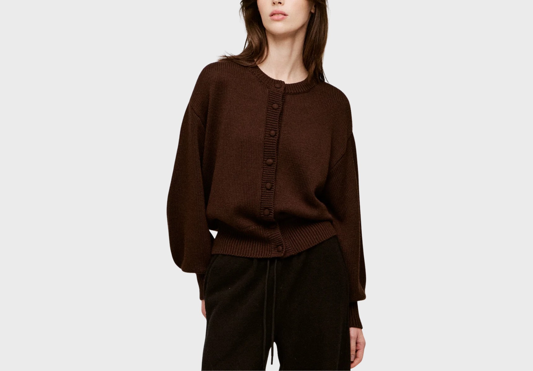 Paire Silknit crew-neck cardigan