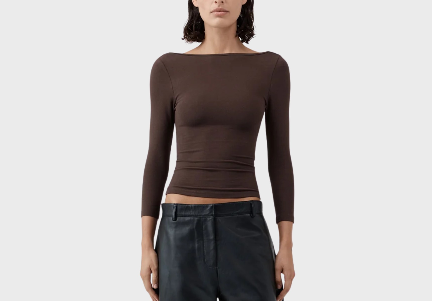 St Agni Soft Jersey Ballerina top