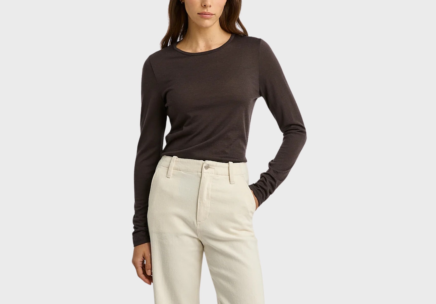Toorallie crew merino tee