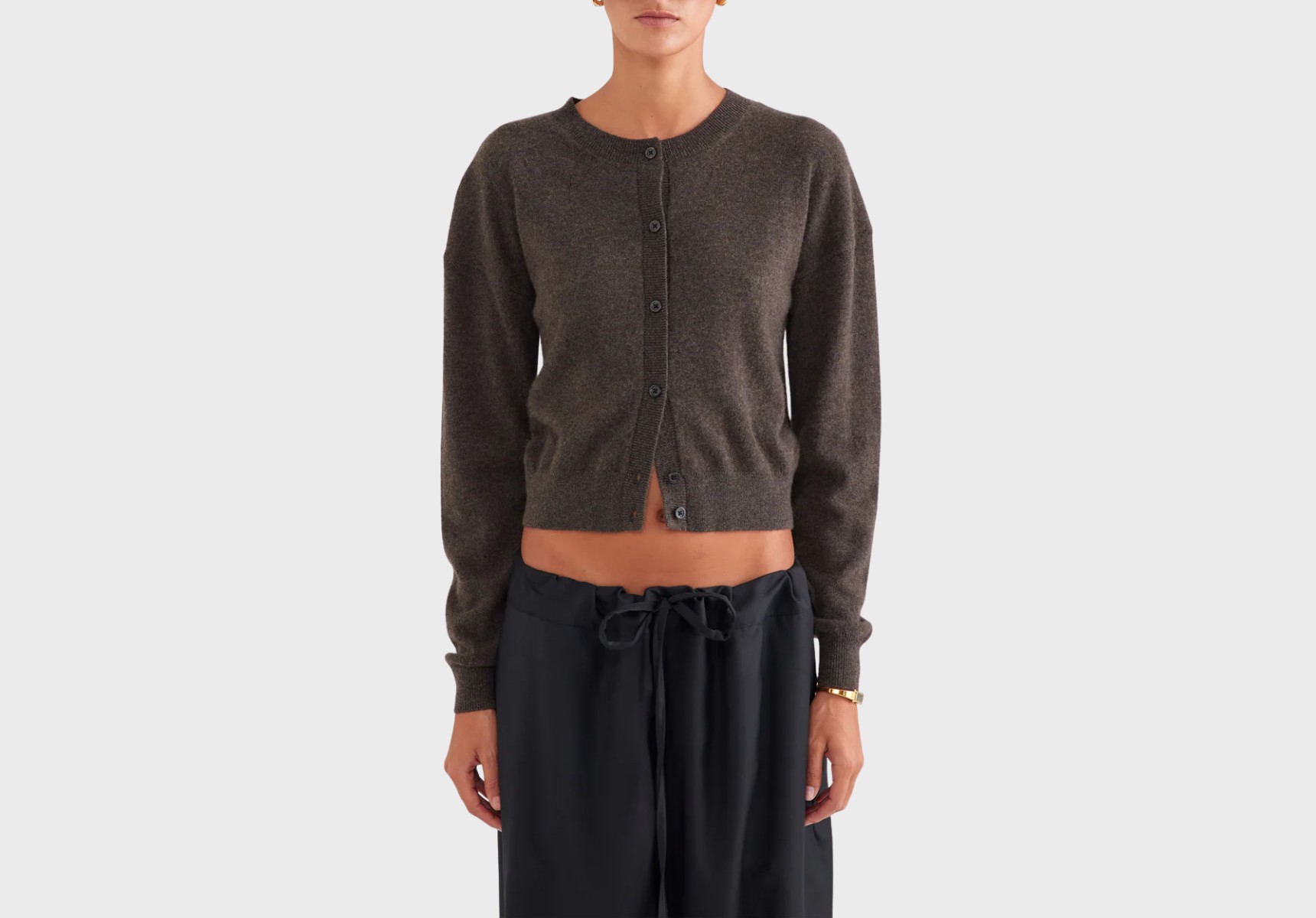 Venroy Drop Shoulder cashmere cardigan