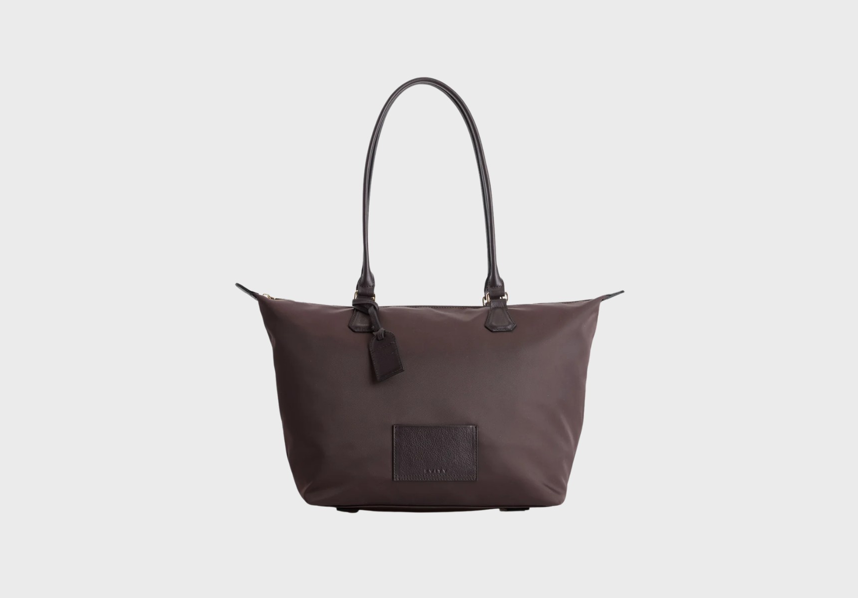 Evity Noosa leather-trim tote bag