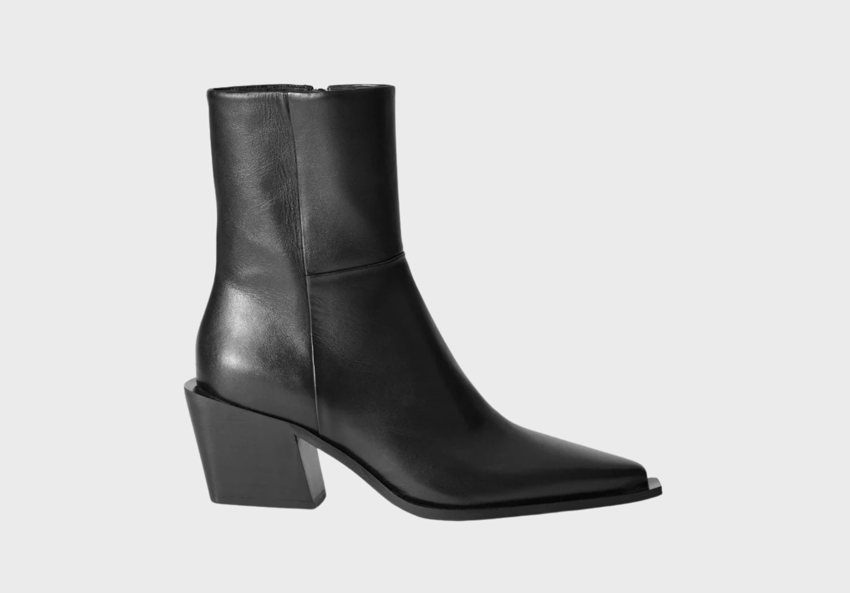 And Other Stories Sleek leather cowboy boots