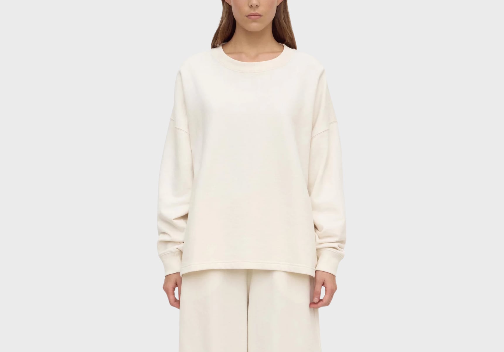 Assembly Label brushed cotton lounge sweater
