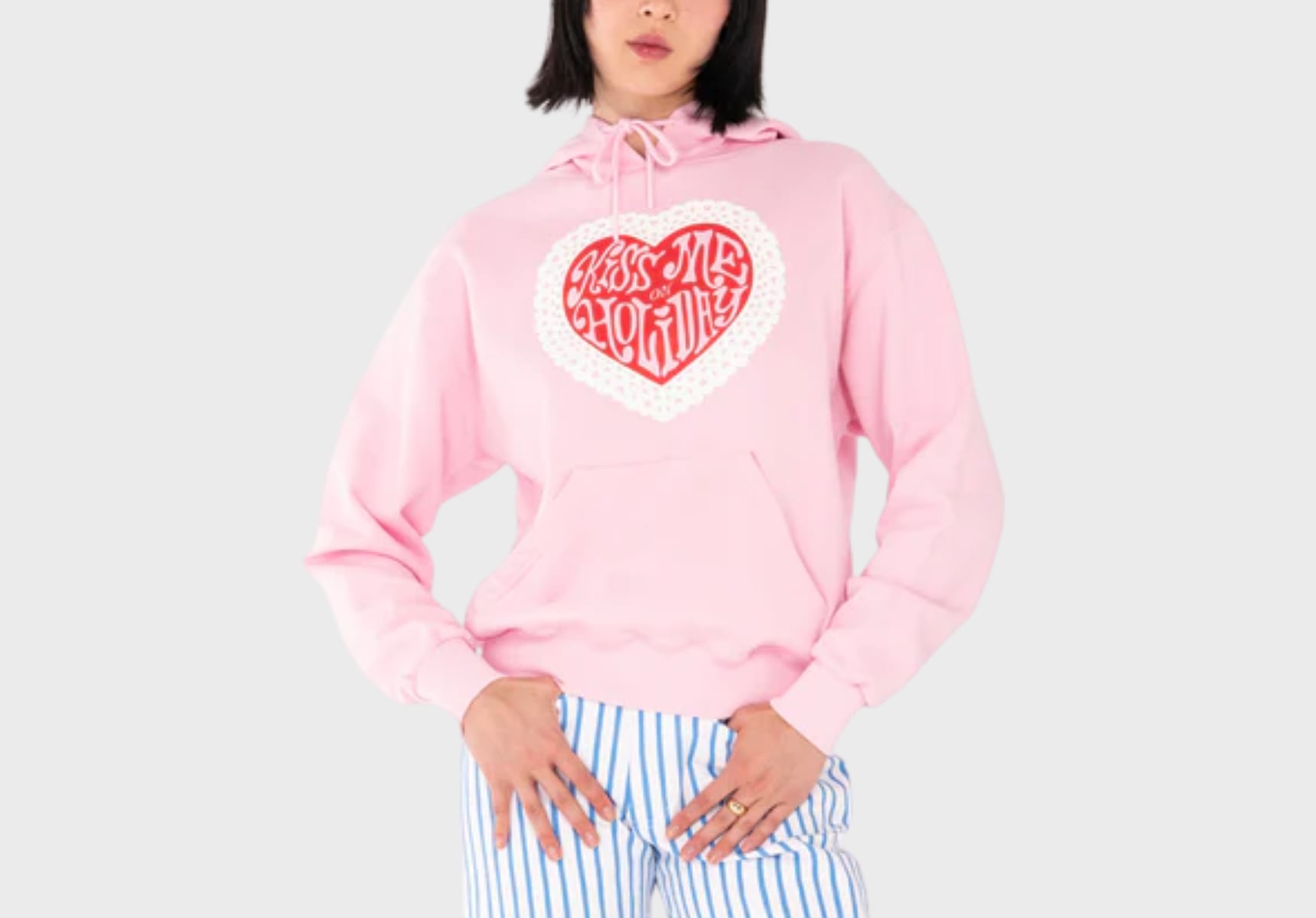 EM on Holiday Kiss Me on Holiday hoodie