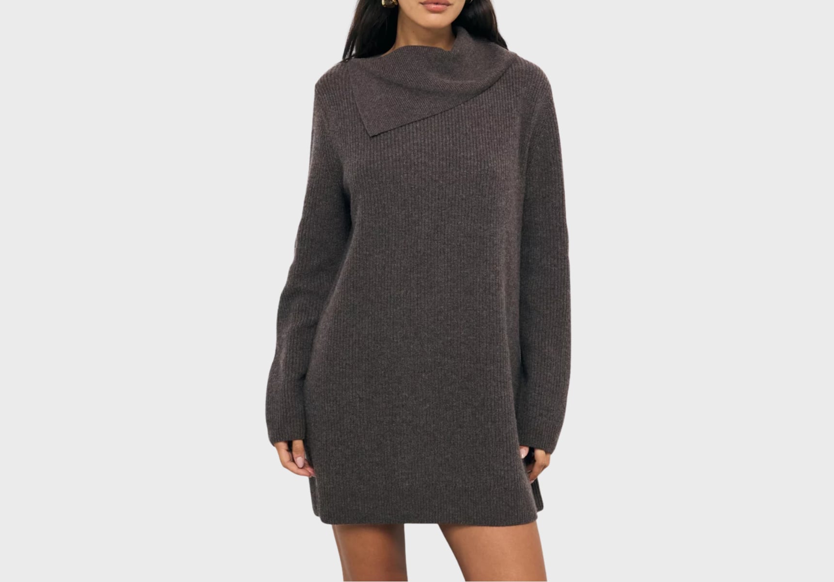 Aere Neria Wool Blend Knit dress