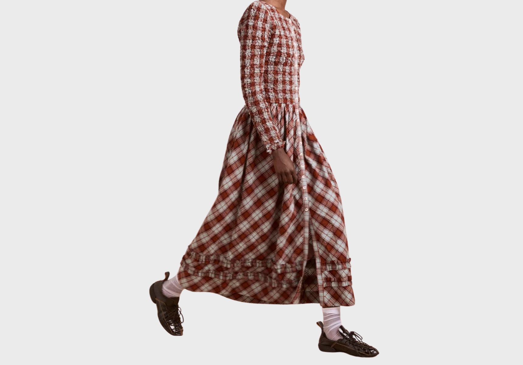 Damson Madder Posey Cardi mididress