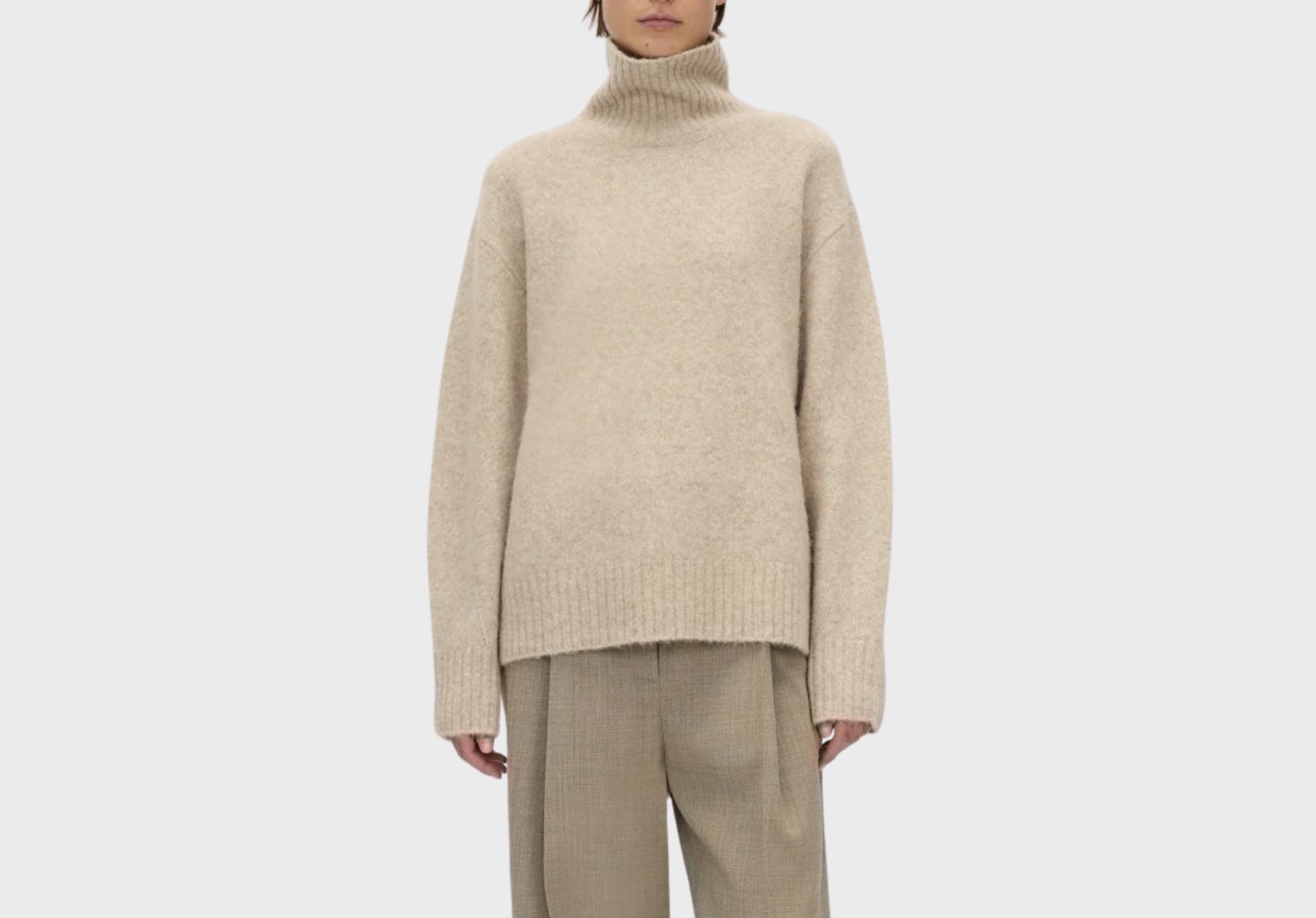 Camilla and Marc Leonie turtleneck knit sweater