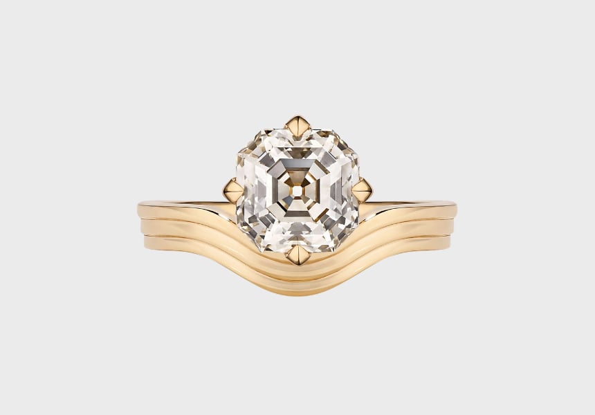 Frances Diamond Solitaire Engagement Ring