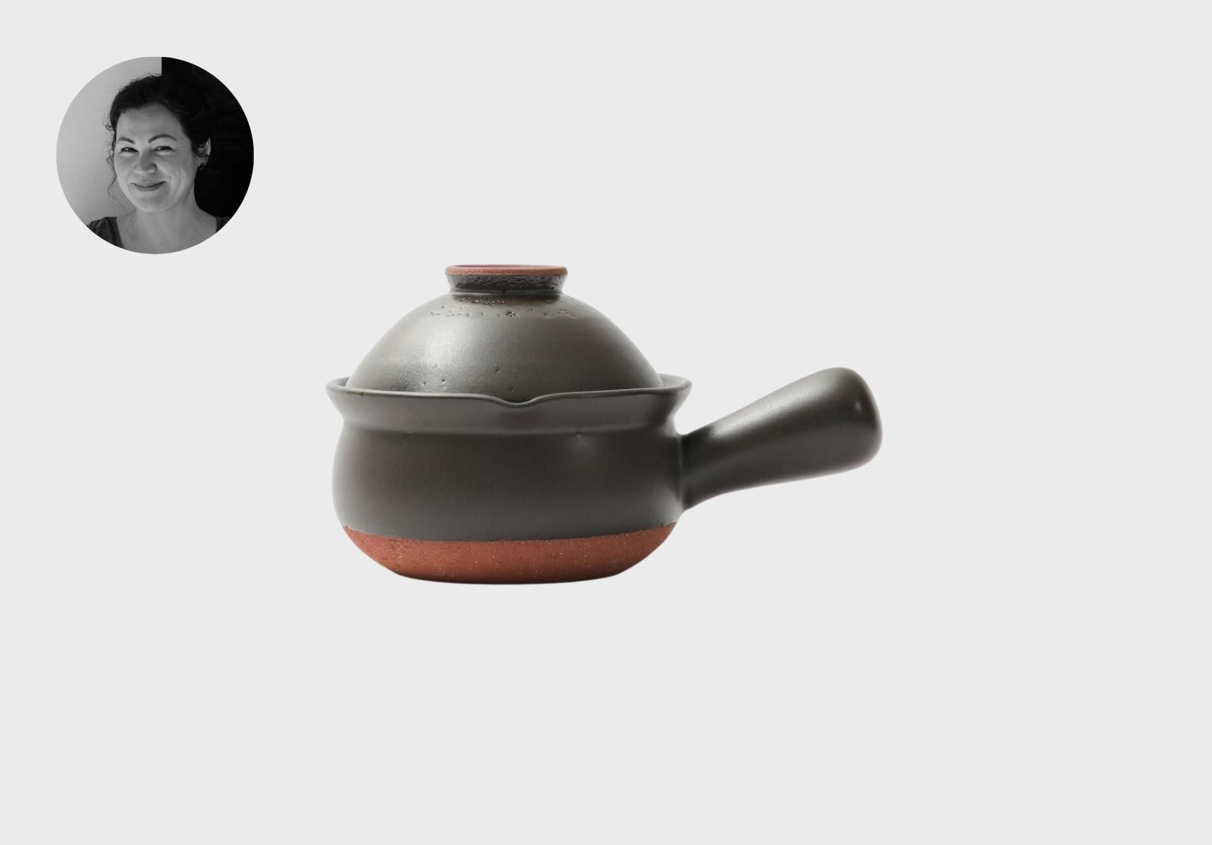 Nichijosahanki Matte Black Donabe Yukihira pot