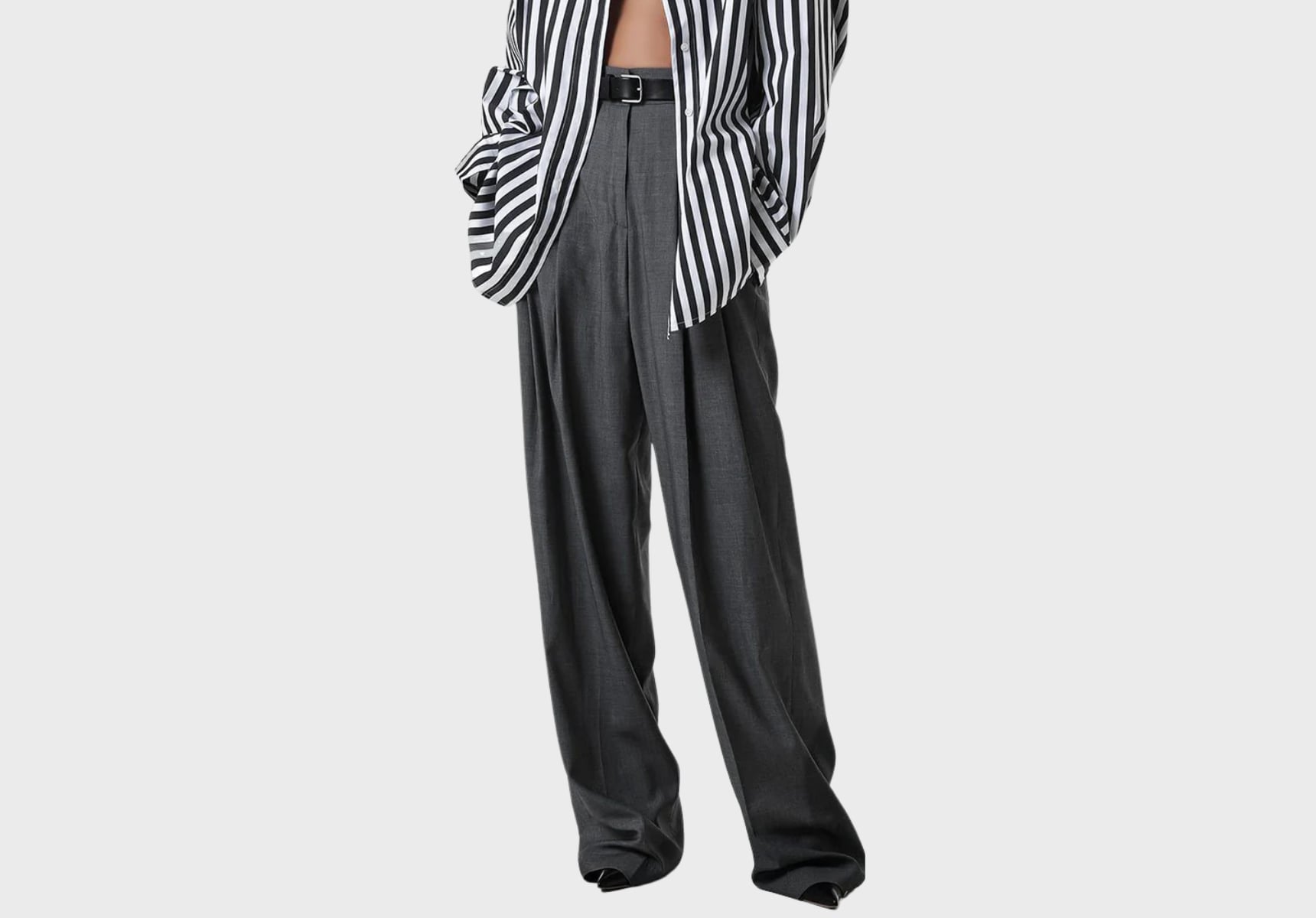 The Frankie Shop Gelso pleated trousers