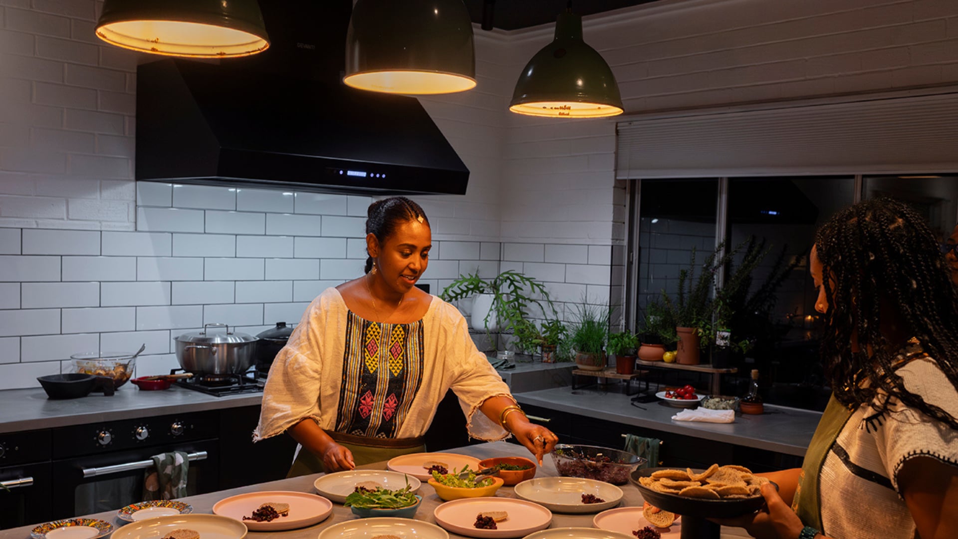 Tinsae Elsdon at her home restaurant Dinner With Tinsae. Photo: Yusuke Oba