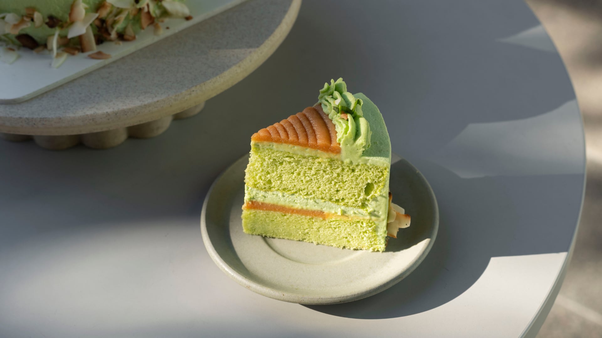 Pandan kaya chiffon. Photo: Yusuke Oba