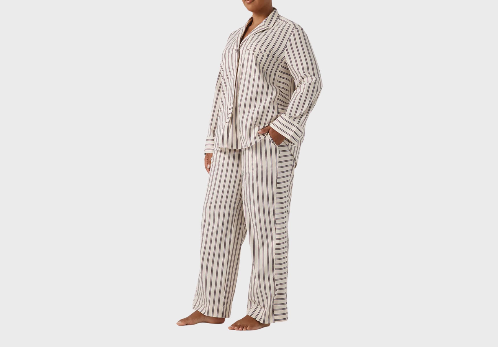 Hommey long-sleeve shirt set
