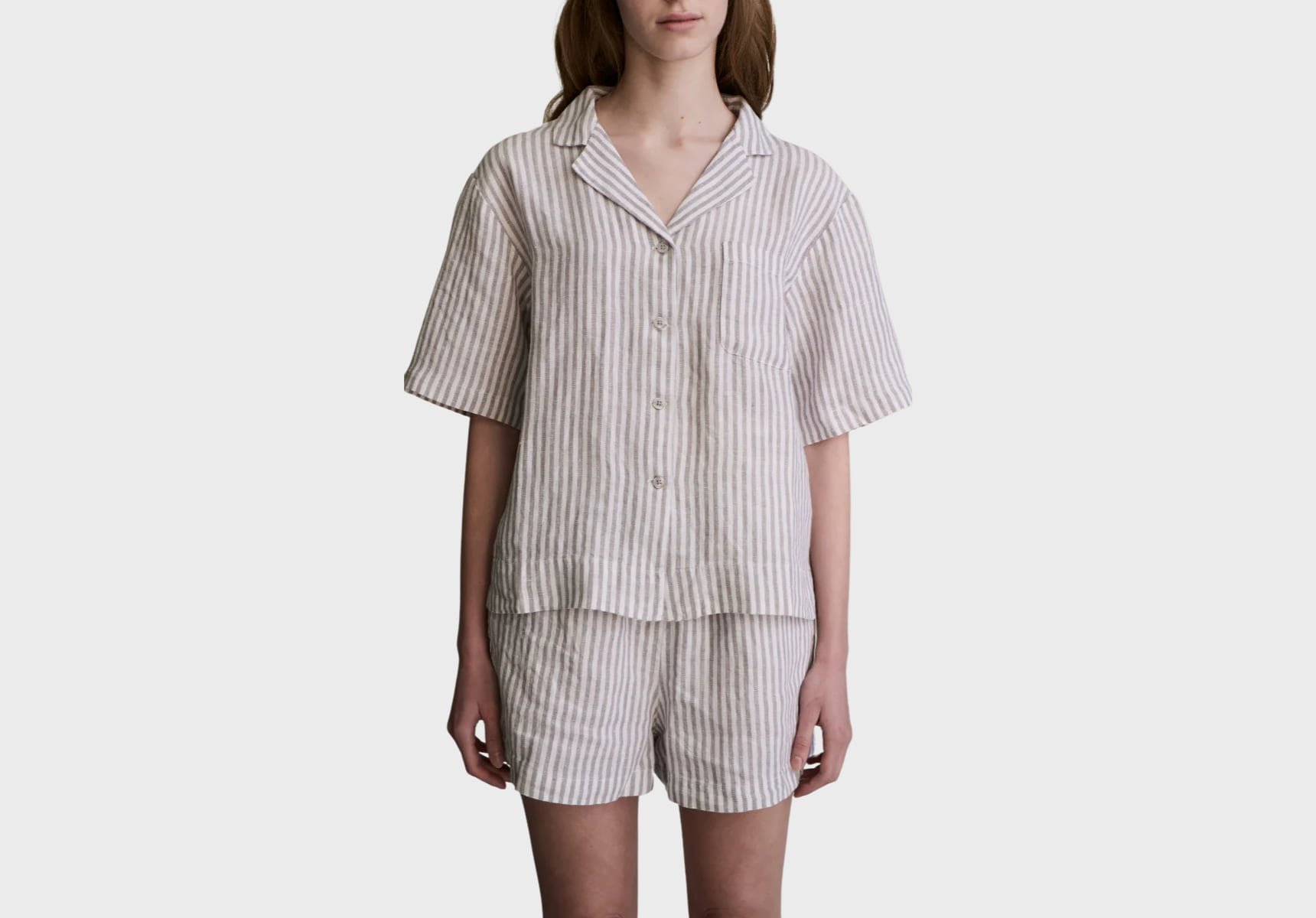 In Bed Linen Boxy pyjama set