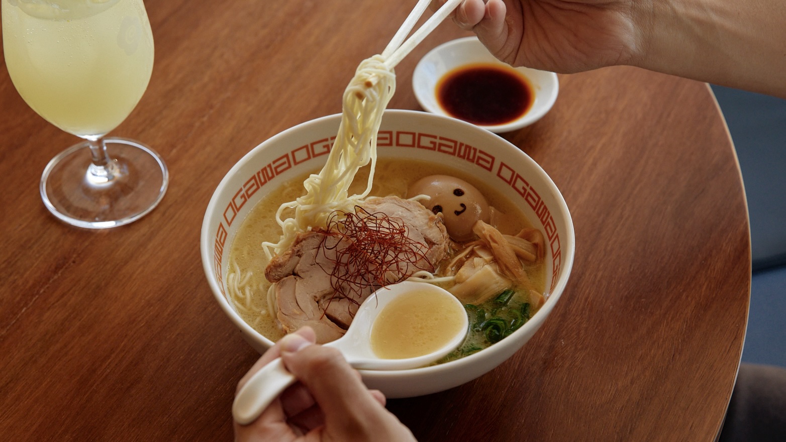 Tonkatsu ramen from Cafe Ogawa. Photo: Casey Horsfield
