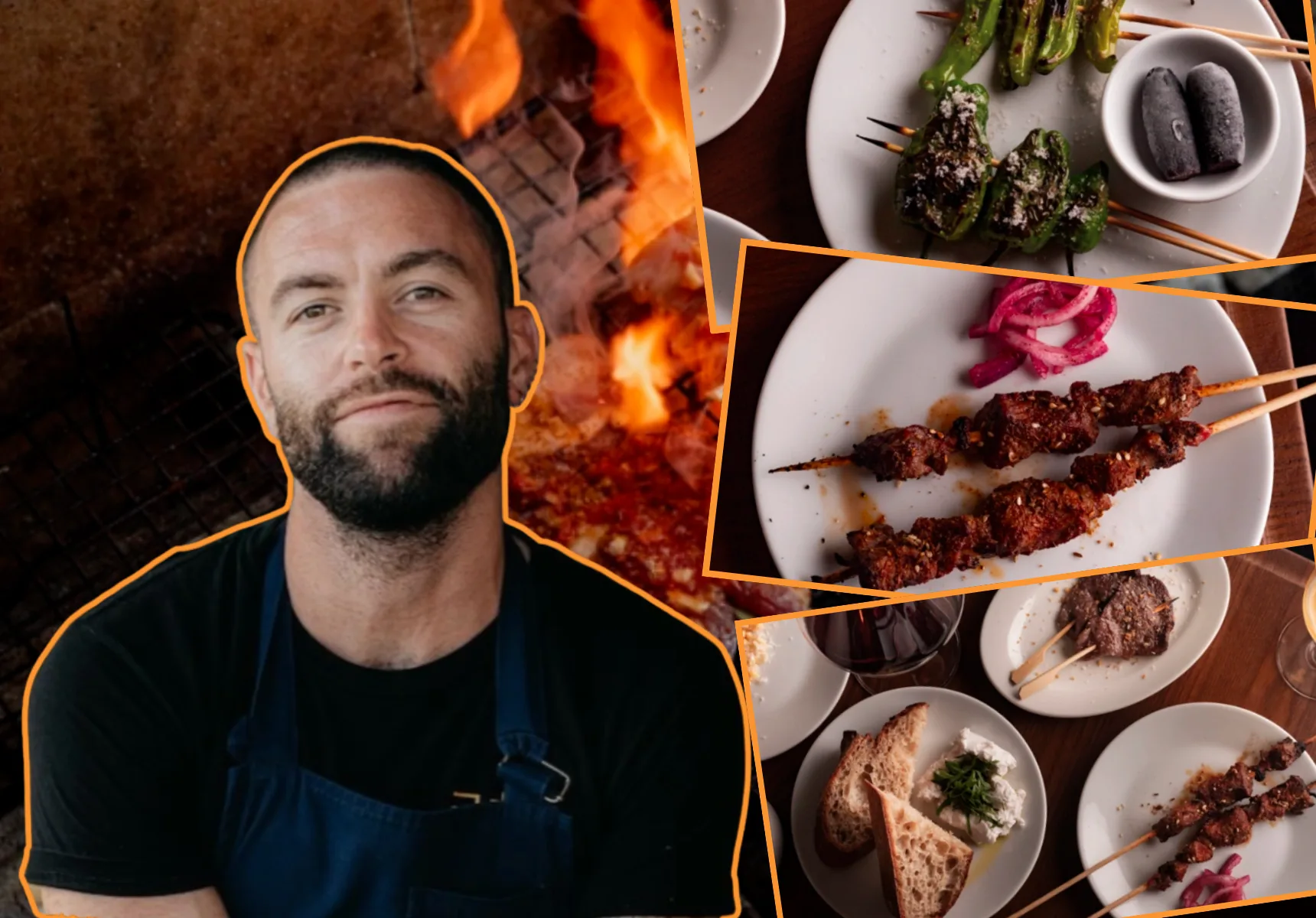 Inside the 12-Course Menu Oscar Solomon Is Cooking Over Coals at Firepop