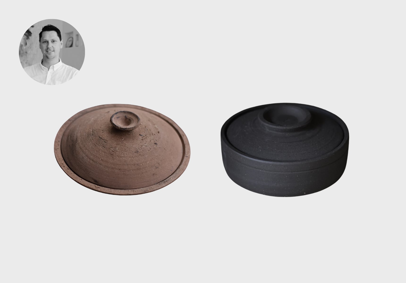 Grit Ceramics casserole and wok