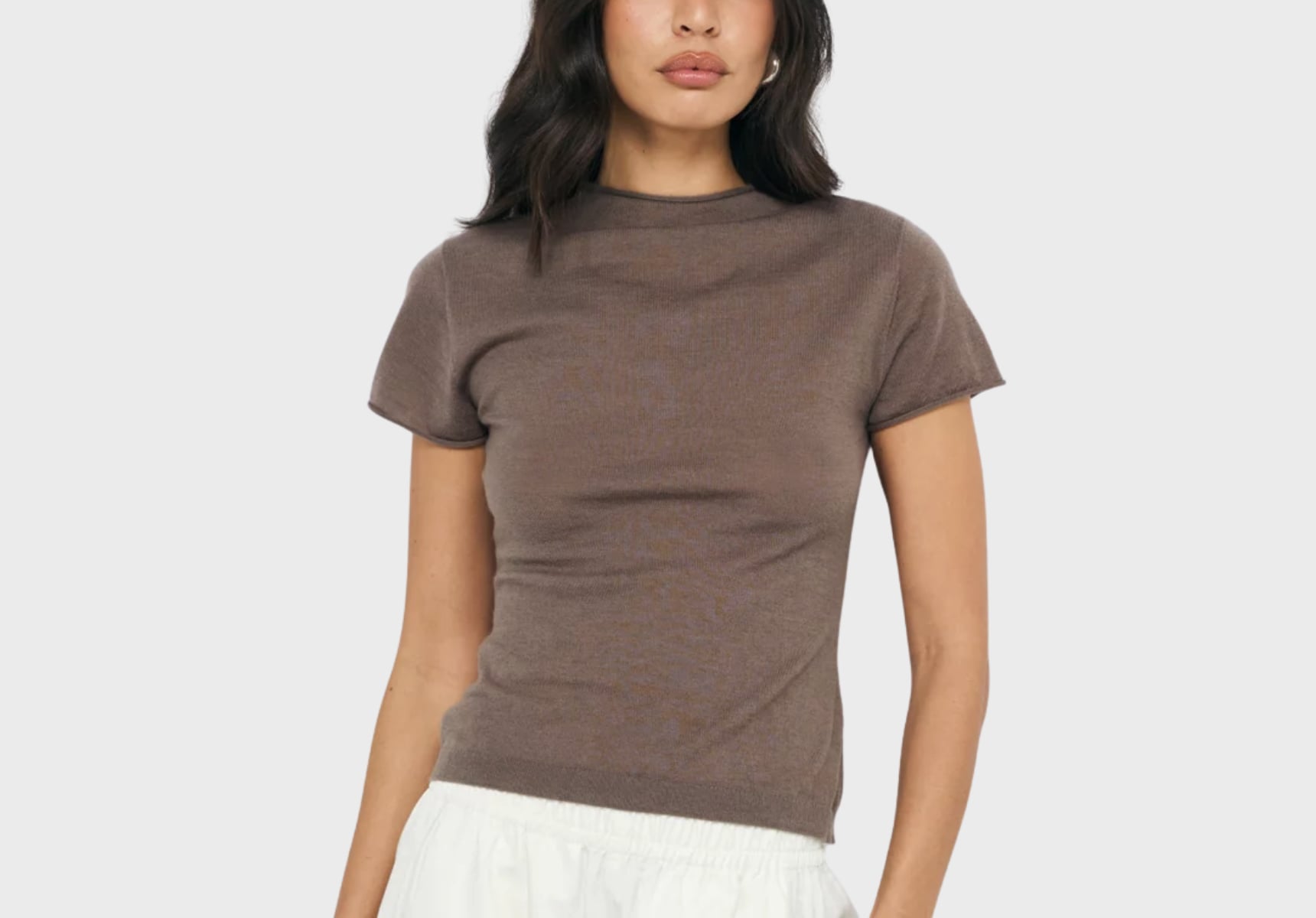 Aere Ari merino wool knit top