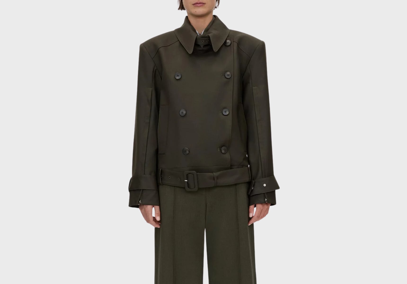 Camilla & Marc Tari short trench coat