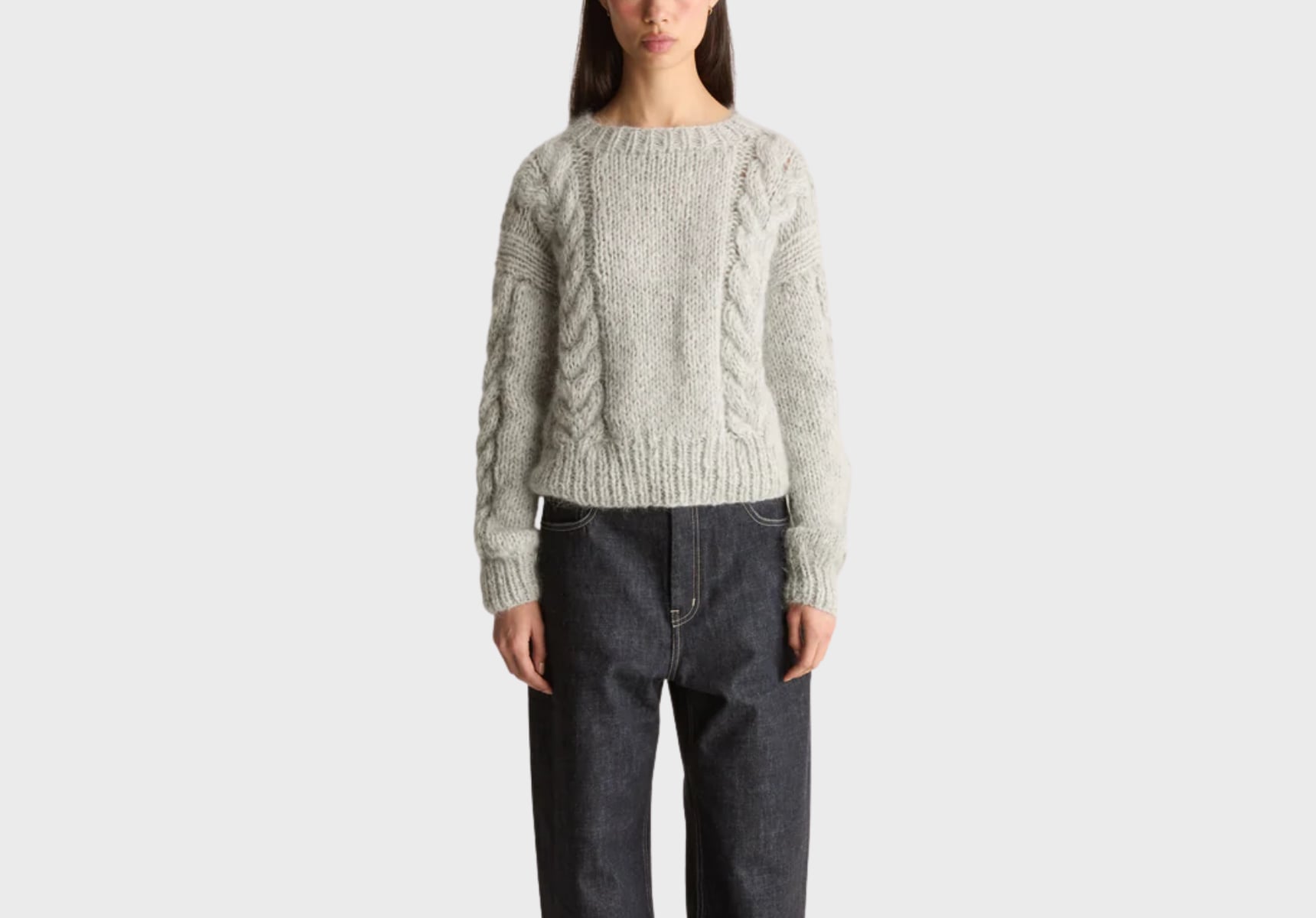Lee Mathews Frisson Hand Knit crewneck